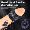 Electro Penis Sleeve Vibrator For Men Penis Cock Ring Masturbation Conductive Enlargement Stimulator Massage Sex Toys For Men