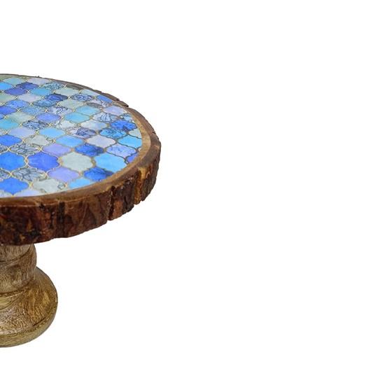 Suport din lemn pentru tort Suport rustic rotund pentru tort pentru decorare petreceri coaja texturata pizza cupcake petrecere cu platou de servire