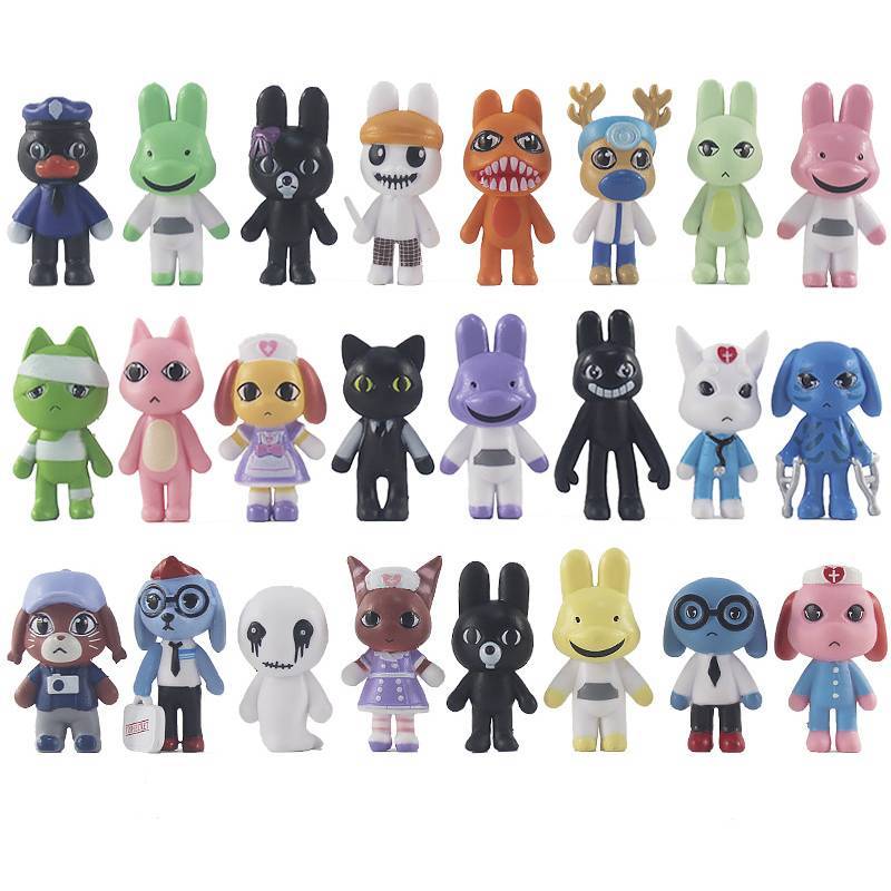 Animal Hospital Action Figure Toy Collection With Soft Pvc Material For Kids And Collectors