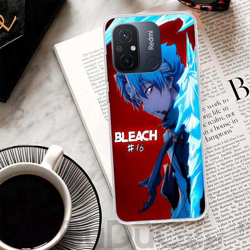 Hitsugaya Toushirou Bleach Cover For Xiaomi Redmi 14C 13 13C 12 12C 10 10C 9 9C 9T 9A Phone Case 10A 8A 8 7A 7 6A 6 Pro K70 K60
