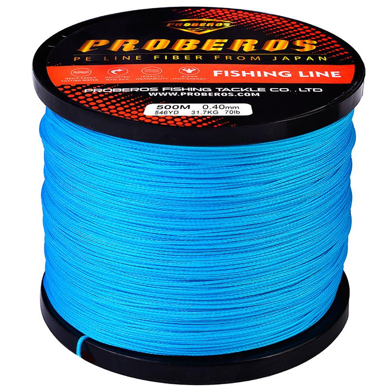 9-trådig 500 meter flätad tråd, 9-trådig PE fiskelina, Dali Ma fiskelina, Jiyu havsfiske huvudlina