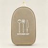 Waterproof Portable Camping Kitchen Utensil Storage Bag Compact Travel Carry Case Organizer Pouch for Outdoor Cooking Tools