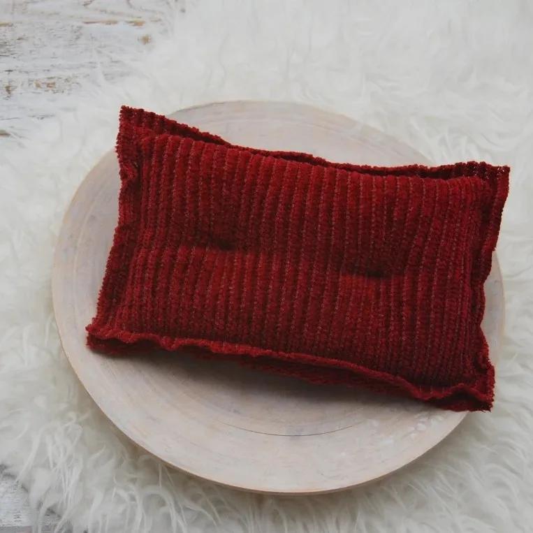 Реквизит для фотосъемки новорожденных и детей Мягкая бархатная подушка Уютная подушка для фотосессий малышей Нежные фотосессии Реквизит для фотосъемки младенцев