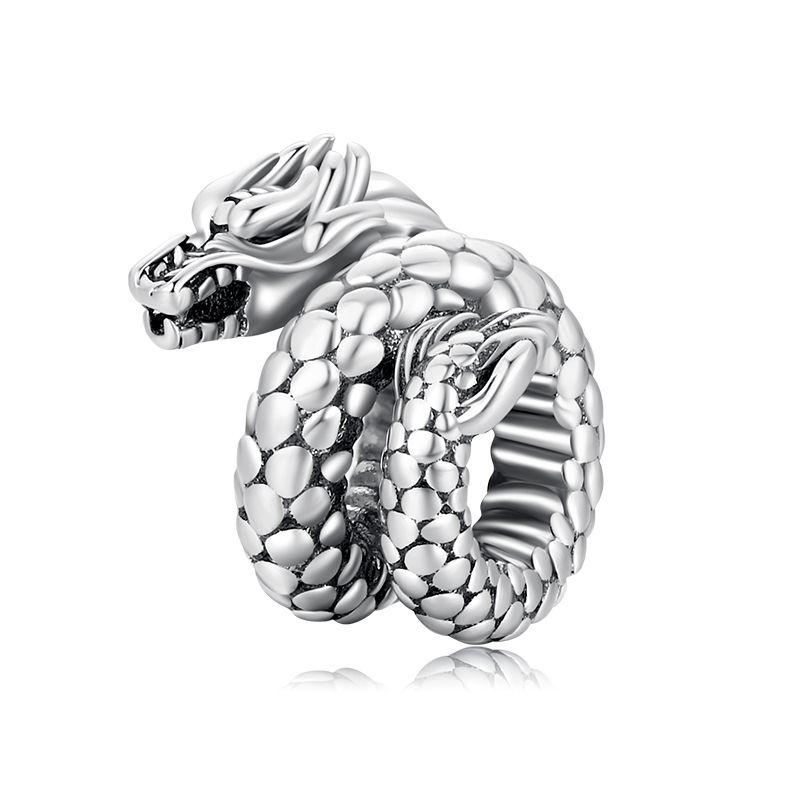 WOSTU 925 Sterling Silver Animal Charms Giraffe Zebra Unicorn Beads for Women Fit Original Bracelets Necklace DIY Jewelry Making