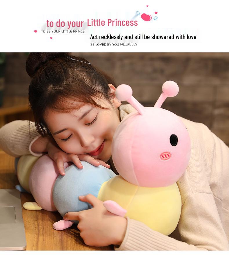 Caterpillar Plush Toy - Soft Pillow & Cute Hugging Doll for Kids
