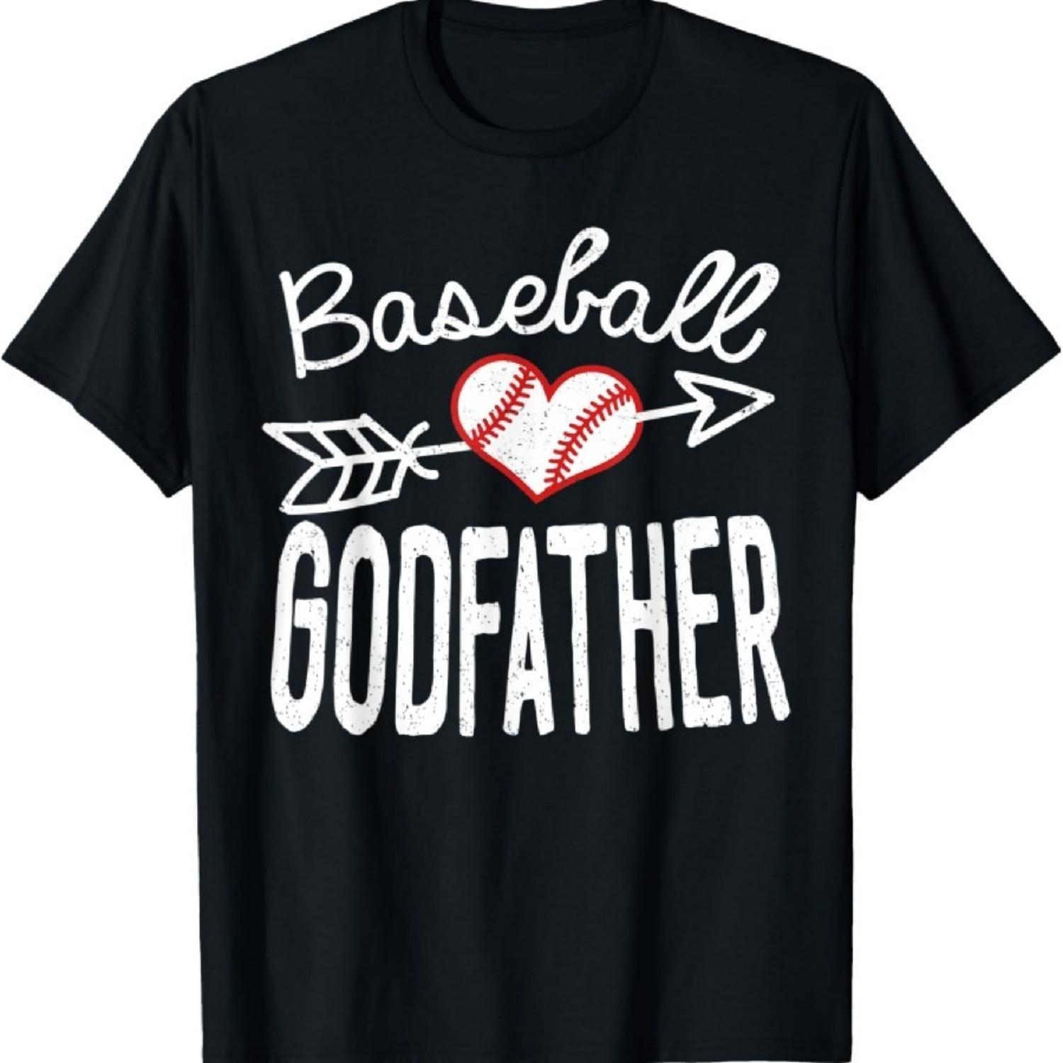 Бейсбольный крестный отец Рождественский папа Футболка XXXXXL чёрный