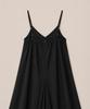 320SHOWROOM Cotton V-Neck Pocket Slip Dress Black