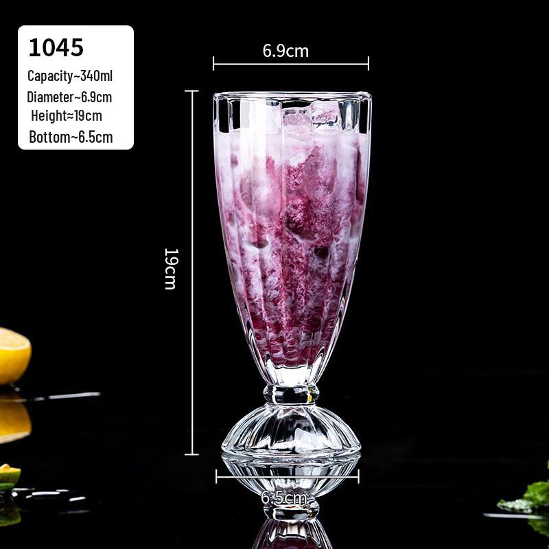 ZISIZ High-Aesthetic Handmade Glass Juice Cup