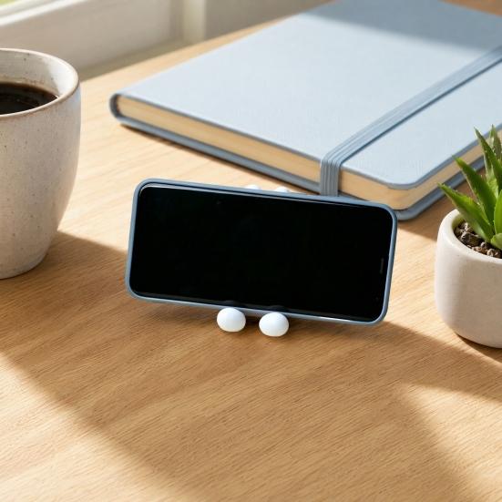 3D Printed Mobile Phone Holder, Cute Rabbit Phone Stand for Desk And Travel, Universal Phone Stand Ornament for Home Office