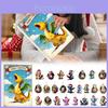 Weihnachts-Adventskalender Blind Box Mit Niedlichem Drachen Mini-Deko Für Feiertagsparty-Geschenke