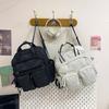 Schoolbag Casual Style Multi-Pocket Backpack Young Women Large Capacity Versatile Commuter Student Class School Bag Travel Backpack