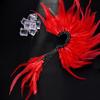 Handmade Feather Ear Cuff Imitation Feather Wrap Not Piercing Tassel Ear Clip Cuff Earrings for Women Wedding Cosplay