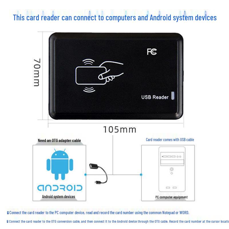 USB RFID Smart Card Reader & Issuer for Access Control
