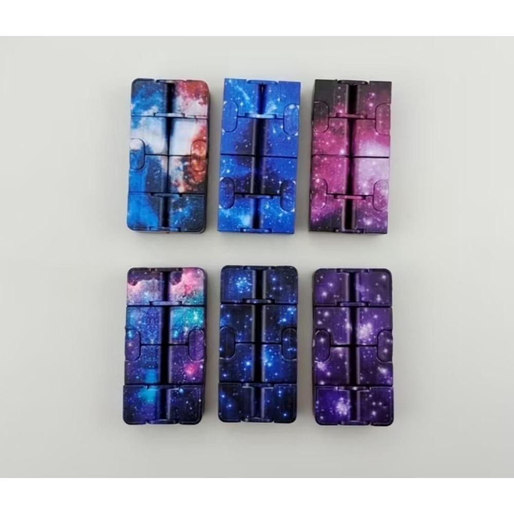 Starry Sky Christmas Magic Cube Children Adult Autism Anti Stress Relief Funny Hand Game  Fidgets Decompression Toys
