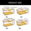 Airtight Bread Storage Container Countertop Bread Saver with Snap Lid and Time Setting for Freshness Management