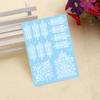 White Lace Temporary Tattoo Sticker 3D Waterproof for Wedding Party Holiday Decor 148x208mm
