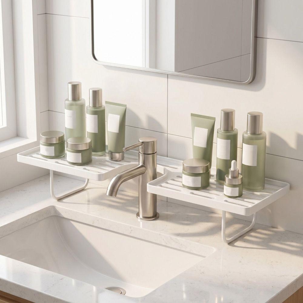 Water Drainage Faucet Storage Shelf Universal Counter Organizer Universal Sink Shelf Box Household