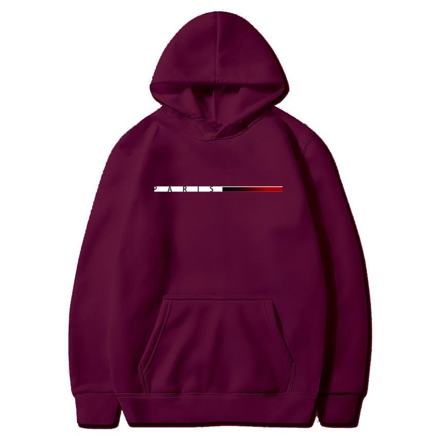 Autumn and Winter Printed Hoodie Classic Style College Style Men's and Women's Pullovers Fashionable Warm Hoodie