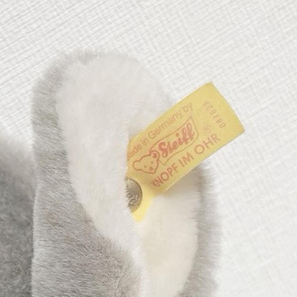 [USED] Steiff Rabbit Teddy Bear, Realistic Vintage Stuffed Animal