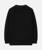 Draw Fit Oversized Bulky V-Neck Cardigan [Black]