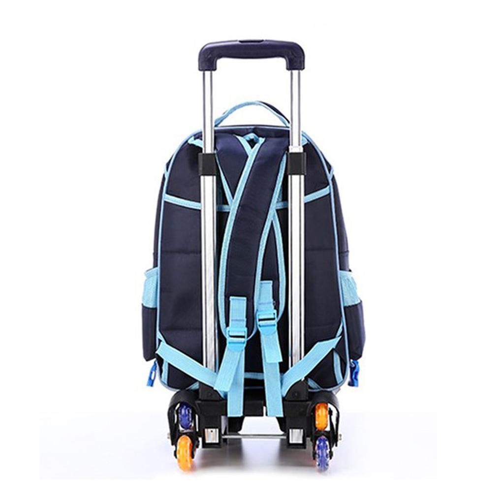 Cărucior pliabil 6 roți Cărucioare de bagaje cu rotile Durabil Cărucior rucsac Bagaje student Cărucior de mână de călătorie pentru genți