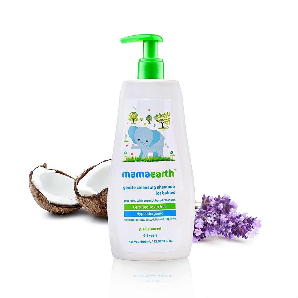 Baby Gentle Shampoo (400 Ml), Gentle Cleansing Shampoo for Babies, Mamaearth