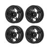 4PCS 1.9in Wheel Rims Carbon Fiber RC Beadlock Wheels Rims for Axial SCX10 1 10 RC Crawler for Gen8 for Gelande II for