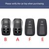 Car Key Case Cover Shell For Toyota C-HR Prius RAV 4 Camry Corolla Land Cruiser 200 Prado Crown TLK 200 Yaris Cross Hilux Innova WH8