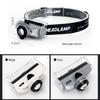 Mini Rechargeable Powerful Sensor Headlamp USB Head Flashlight Headlights LED Head Light Camping Search Light