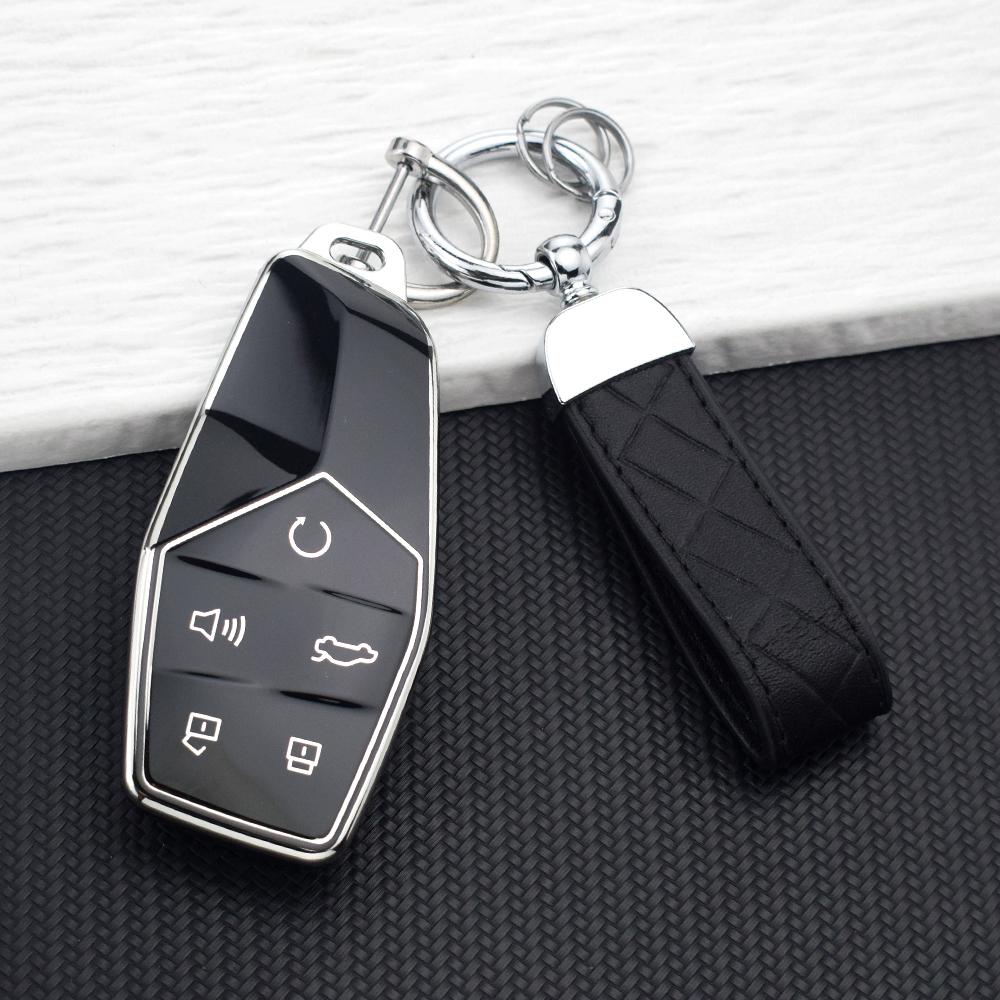Premium Soft TPU Remote Key Fob Protective Shell for MG One 2022-2026 Anti-scratch Car Key Case Holder KeyChain Auto Accessories