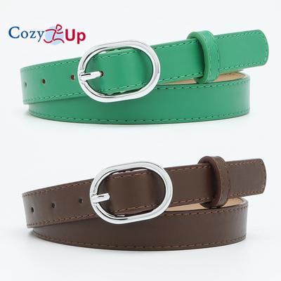 Zilveren Gesp Decoratieve Jurk Eenvoudige Riem All-match Jeans Riem Dames
