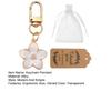 Bag Pendant Transparent Resin Flower Keychain Small Portable Decorative Pendant Bags Phones Wallets Cars Bright Colorful Accessory