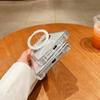 Compatible Samsung Transparent Phone Case with Rotating Bracket, MagSafe, and Four-Corner Drop Protection for A57, A35, and A54.