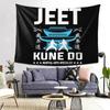 Jeet Kune Do Dojo Design Tapestry Decoration Art Aesthetic Tapestries for Living Room Bedroom Home Wall Cloth Wall Hanging