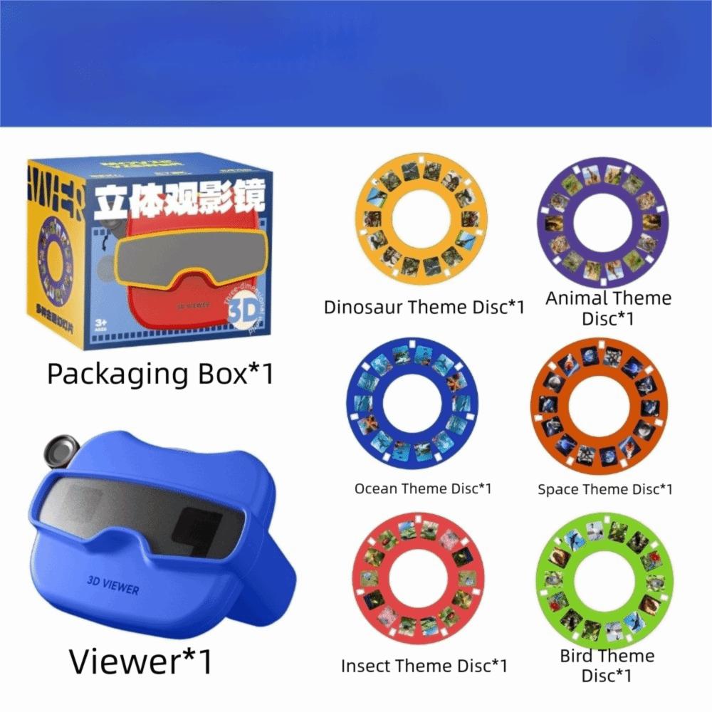 Portable 3D Viewer Toy 3D Stereoscopic Science Educational Toy Viewing Machine Children
