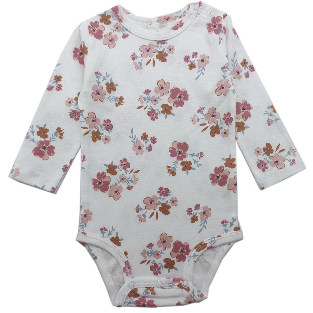 Unisex Long Sleeve Triangle Romper for Newborns