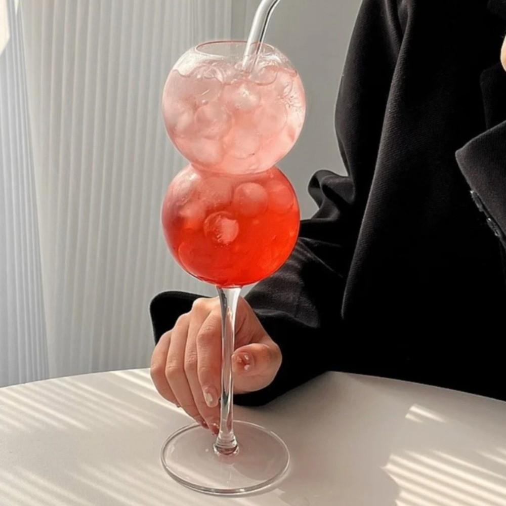 Transparent Cocktail Glass Unique Champagne Cup Novelty Wine Glass Bar