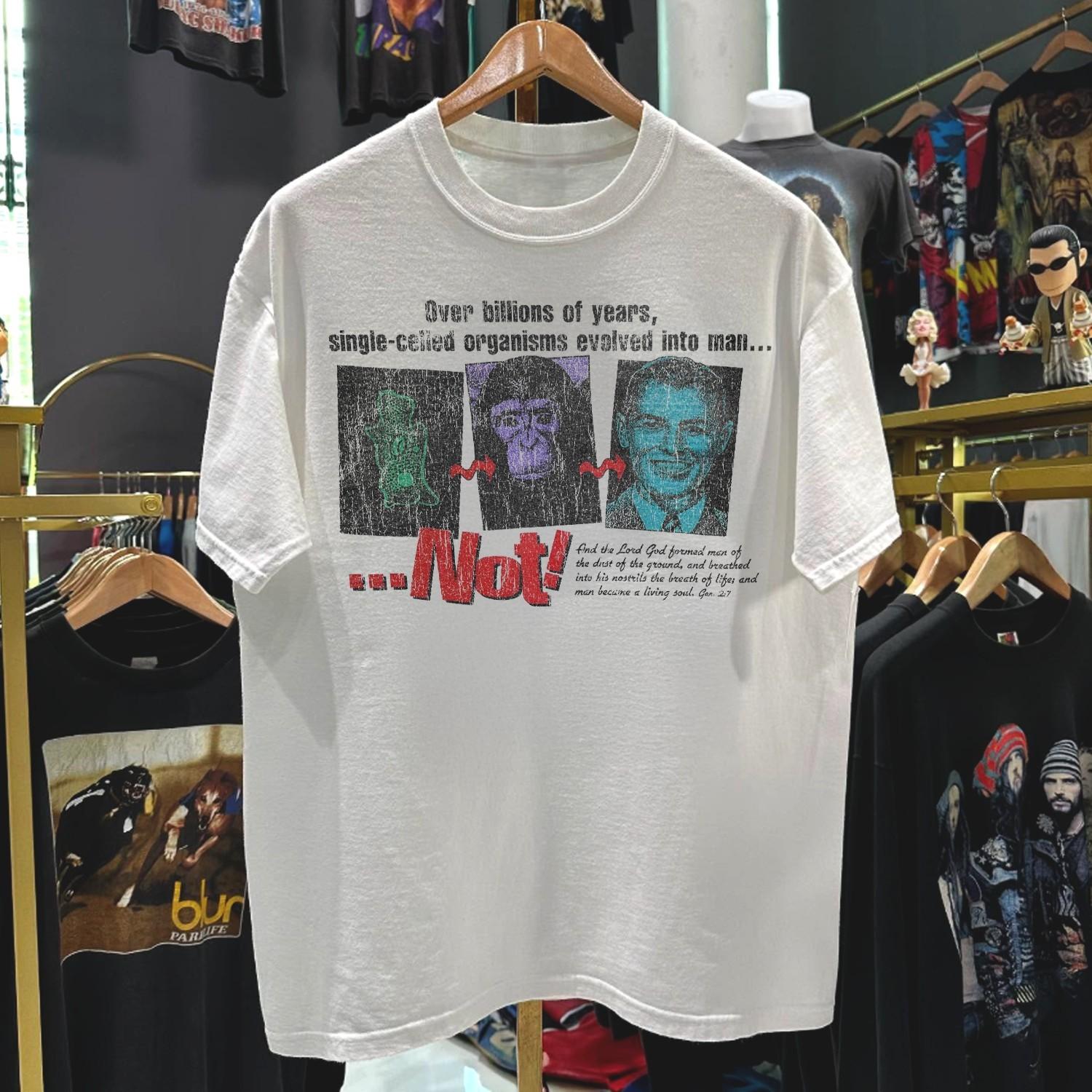 Big Bang? Not! Anti Evolution Classic T-Shirt White S S