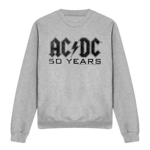 AC/DC Unisex mikina pro dospělé s logem 50 let