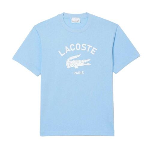 Lacoste Unisex Adult Printed Signature Cotton T-Shirt