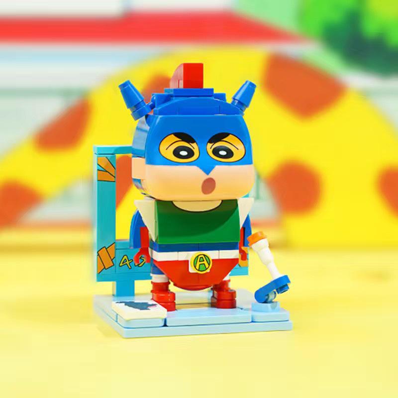 Keeppley Crayon Shin-chan Action Kamen Car Collectible Anime Figurine - Toy Gift for Children 20617.