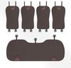 Mitsubishi Car Seat Cushion and Lumbar Support Pad for Lancer, EX, ASX, Outlander, Pajero - Four Seasons Use