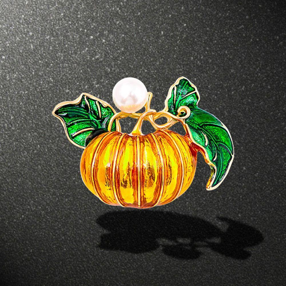 Ghost Pumpkin Lantern Brooch Zinc Zinc Alloy Halloween Brooch Cool   Girls