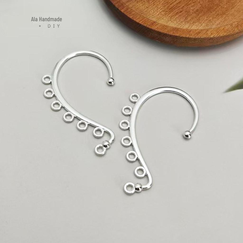 Handmade Ancient-Style Alloy Hairpin & Double Hole Ear Hook Earrings
