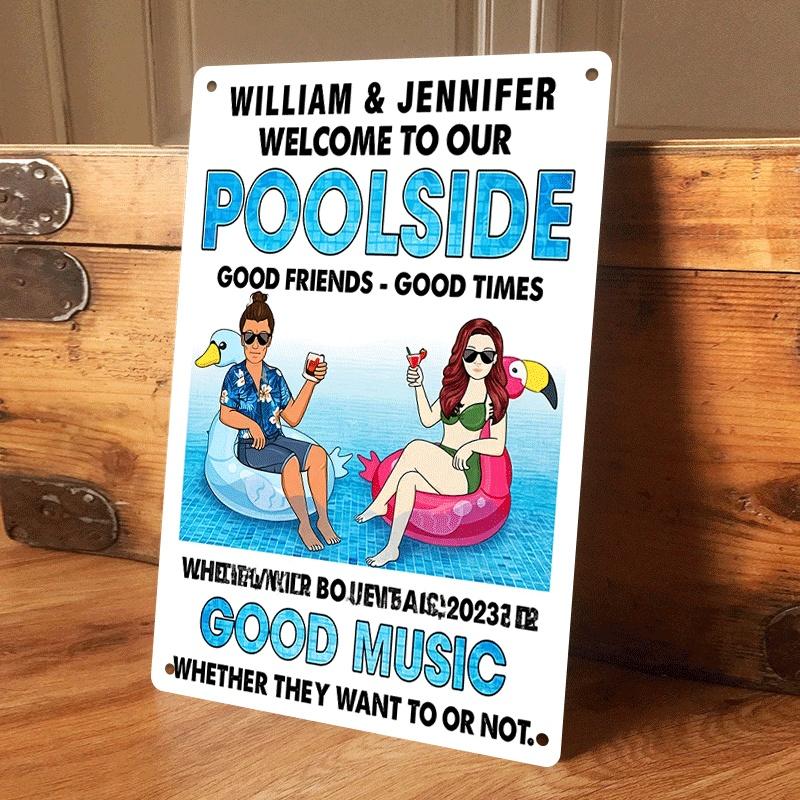

1 piece of pool party metal wall decoration. Suitable for home bars and patios, creating a summery atmosphere. Perfect for decor (as the picture,20x30cm)