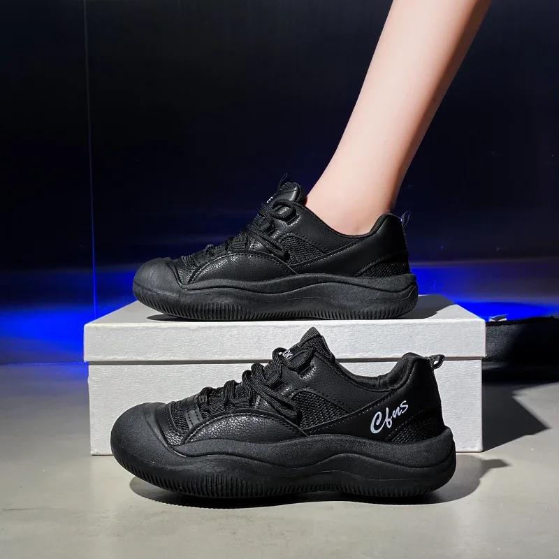 

Осень 2025 Новые Корейские Холщовые Туфли для Женщин, Дышащие и Повседневные, Уличная Фотография Интернет-Знаменитостей, Белые Туфли туфли 40 чёрный