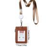 Multi-position Neck Hanging Card Case With Lanyard ID Buse Card Storage  Travel