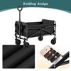 Foldable Portable Picnic Outdoor Camping Cart Heavy Duty Folding Utility Cart Shopping Beach Collapsible Folding Utility Cart