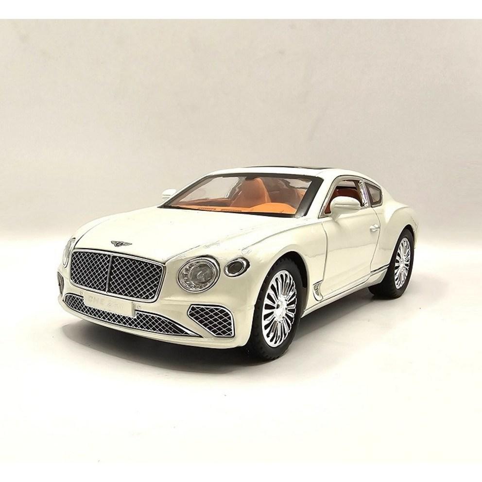 Bentley Continental Coupé 1:Diecast Modellauto im Maßstab 1:24 - Weiß