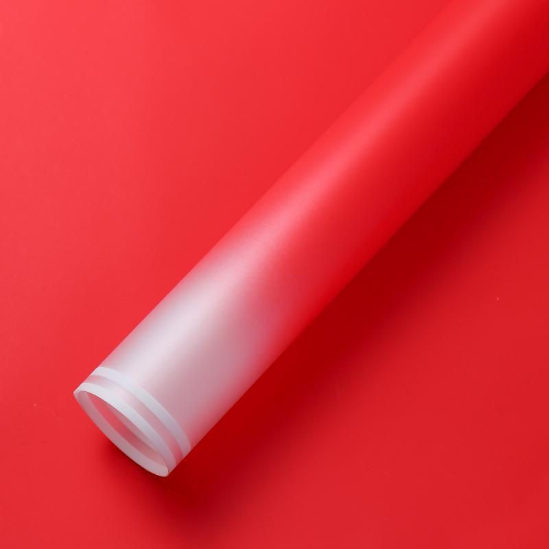 Flower Wrapping Paper Gradient Double Line Matte 56CM*56CM Crease Resistant for Proposal Bouquet Gift Packing Decor